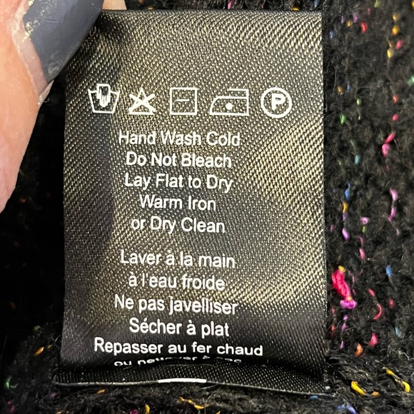 HEARTLOOM Black/Multi Color Roscoe Sweater - Picture 4 of 4